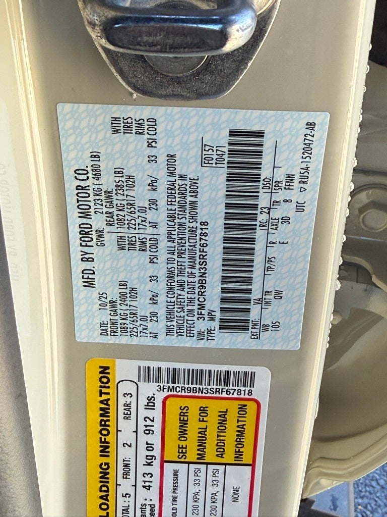 2025 Ford Bronco Sport Big Bend