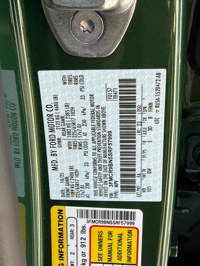 2025 Ford Bronco Sport Big Bend