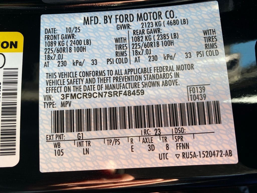 2025 Ford Bronco Sport Outer Banks