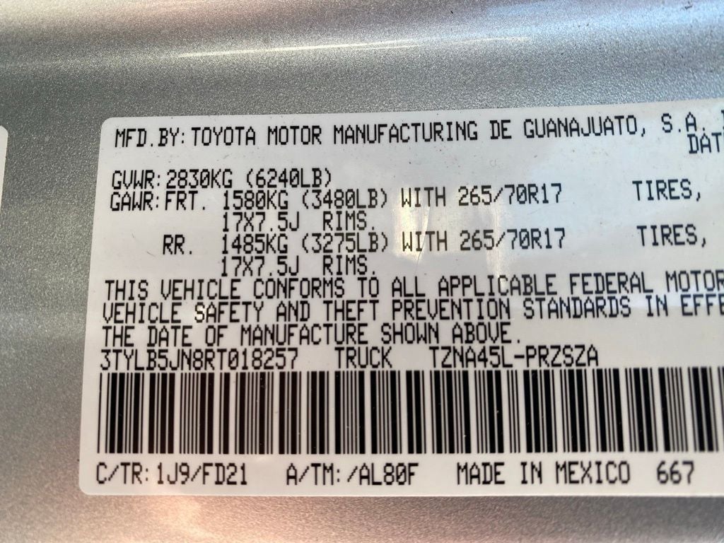 2024 Toyota Tacoma TRD Off-Road