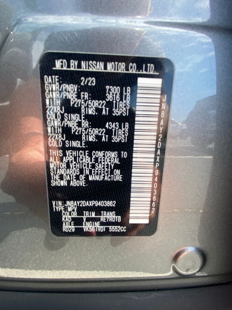 2023 Nissan Armada Platinum