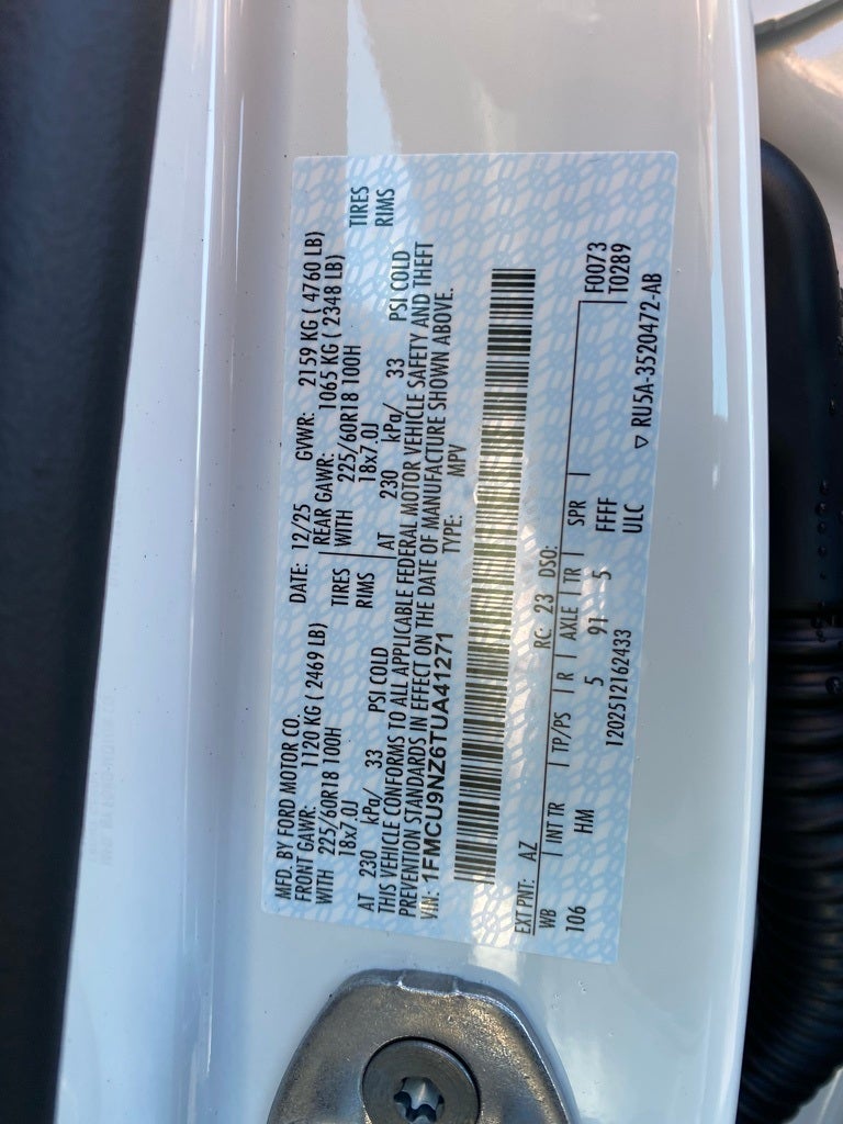 2026 Ford Escape Hybrid ST-Line Select