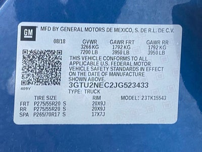 2018 GMC Sierra 1500 SLT