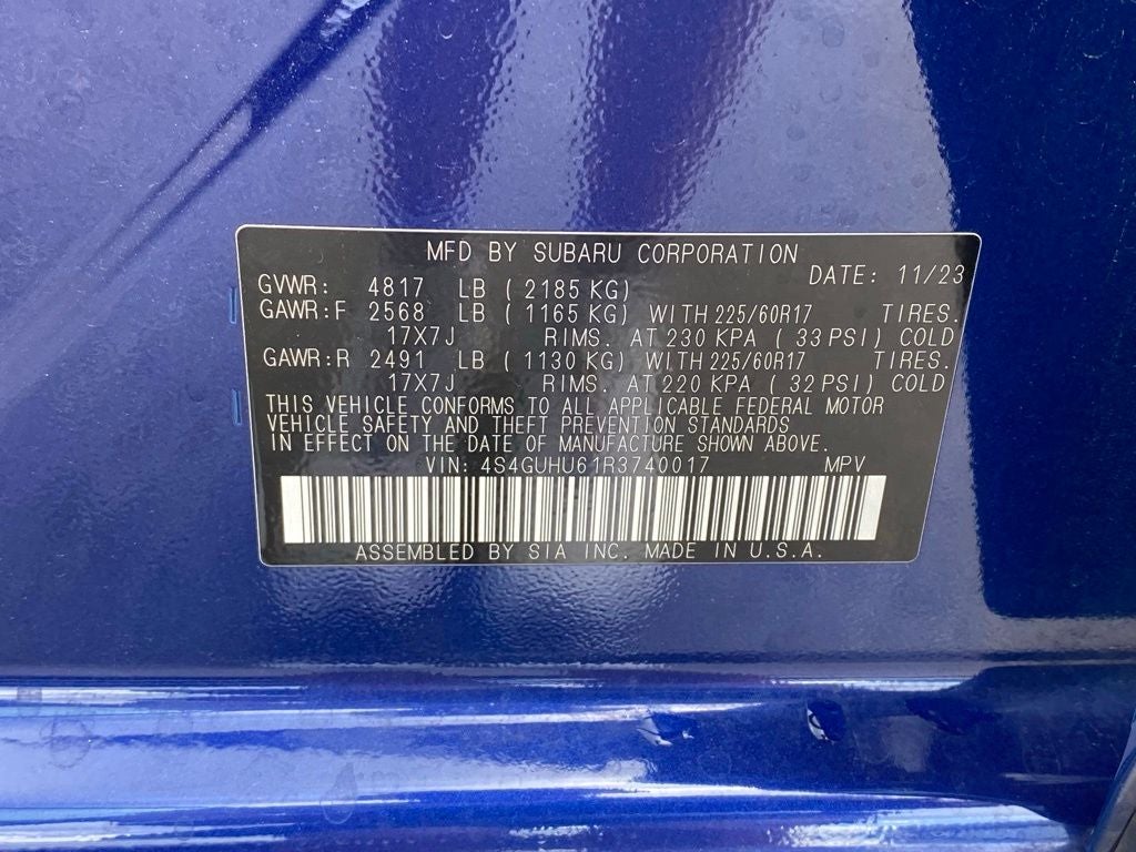 2024 Subaru Crosstrek Wilderness