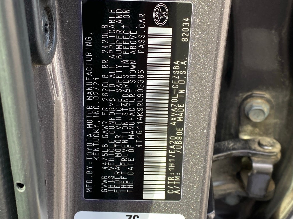 2024 Toyota Camry SE