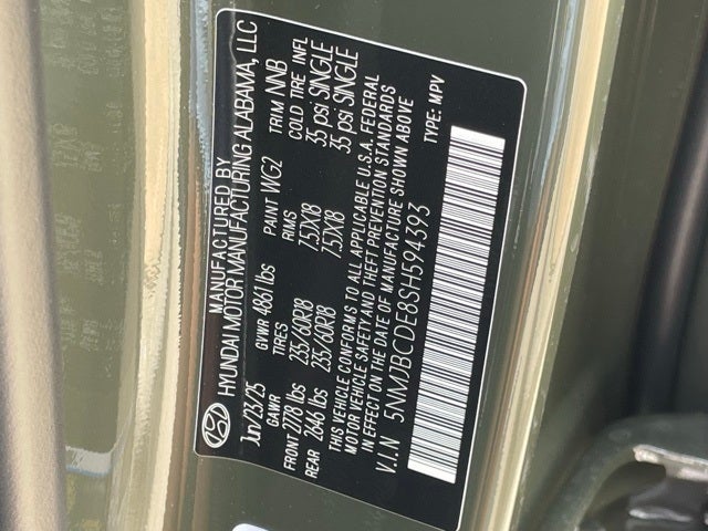 2025 Hyundai Tucson SEL AWD