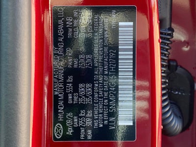 2026 Hyundai Santa Fe SEL FWD