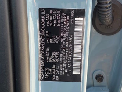 2027 Hyundai Santa Cruz SE FWD