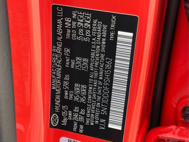 2025 Hyundai Santa Cruz XRT