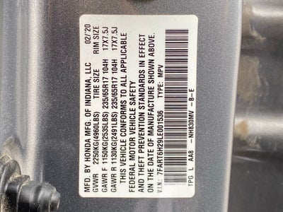 2020 Honda CR-V Hybrid LX