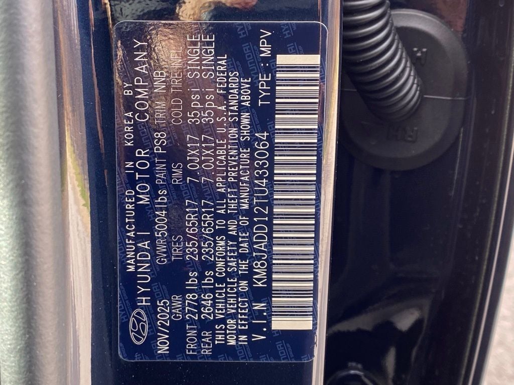 2026 Hyundai Tucson Hybrid Blue