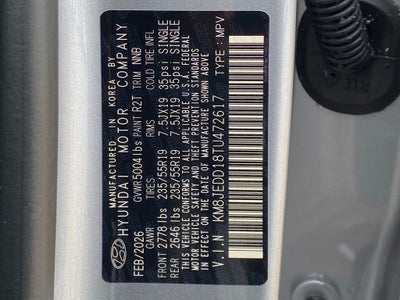2026 Hyundai Tucson Hybrid Limited