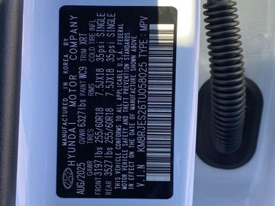 2026 Hyundai Palisade XRT Pro