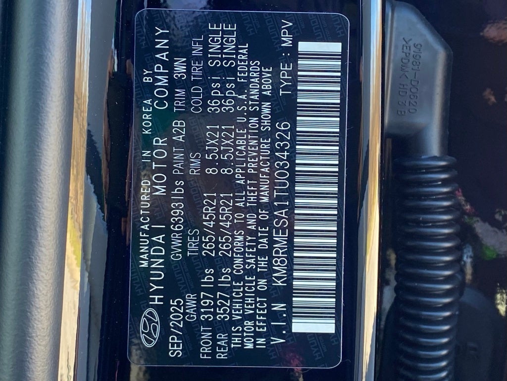 2026 Hyundai Palisade Hybrid Calligraphy