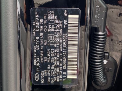 2026 Hyundai Palisade Hybrid Calligraphy