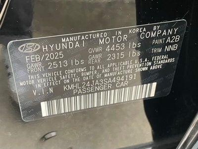 2025 Hyundai Sonata SE