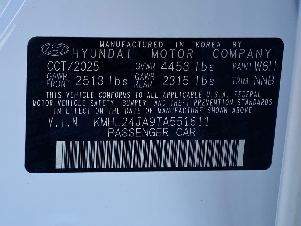 2026 Hyundai Sonata SE