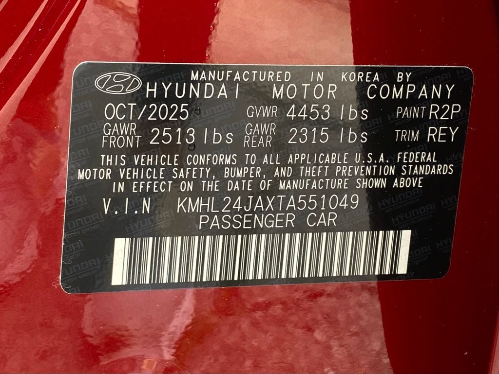 2026 Hyundai Sonata SE