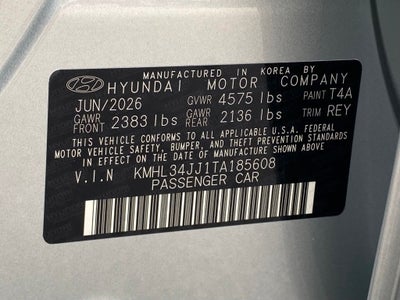 2026 Hyundai Sonata Hybrid SEL