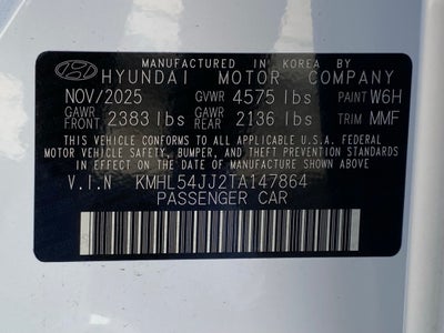 2026 Hyundai Sonata Hybrid Limited