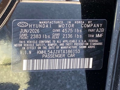2026 Hyundai Sonata Hybrid Limited