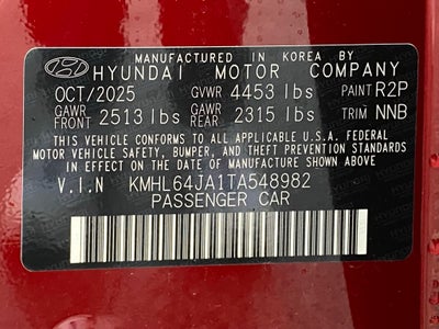 2026 Hyundai Sonata SEL Sport