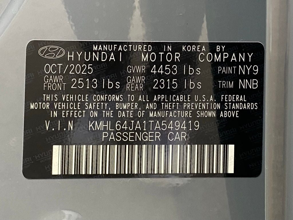 2026 Hyundai Sonata SEL Sport
