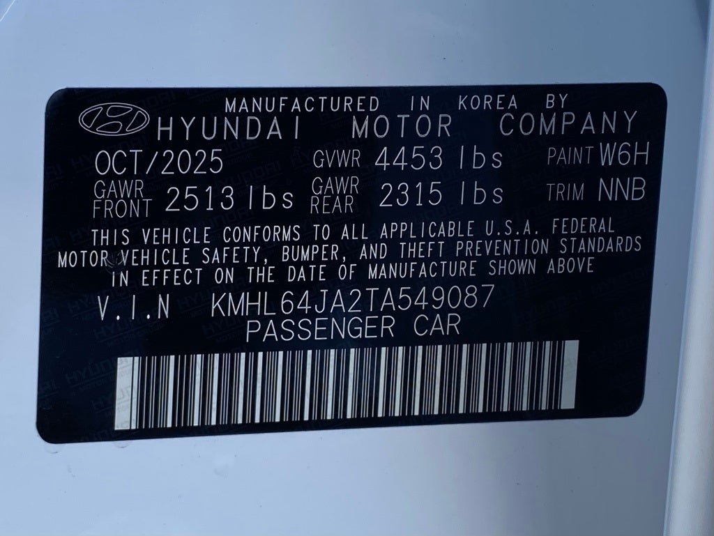 2026 Hyundai Sonata SEL Sport