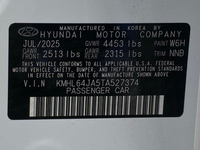 2026 Hyundai Sonata SEL Sport
