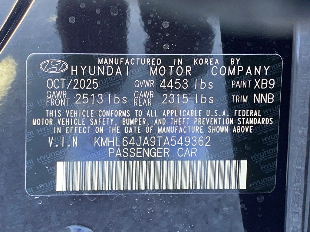 2026 Hyundai Sonata SEL Sport