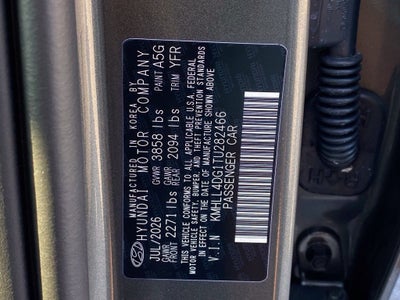 2026 Hyundai Elantra SE