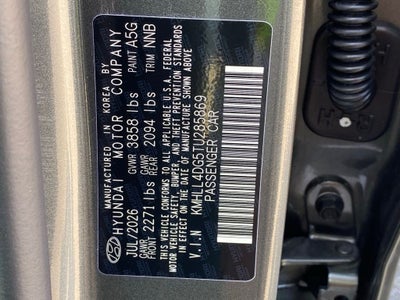2026 Hyundai Elantra SE
