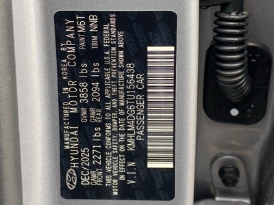 2026 Hyundai Elantra SEL Sport