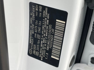 2025 Hyundai Elantra Hybrid Blue