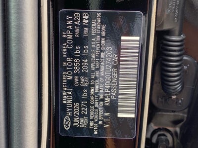 2026 Hyundai Elantra Limited