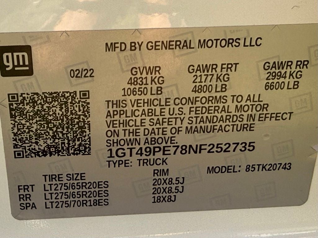 2022 GMC Sierra 2500HD AT4