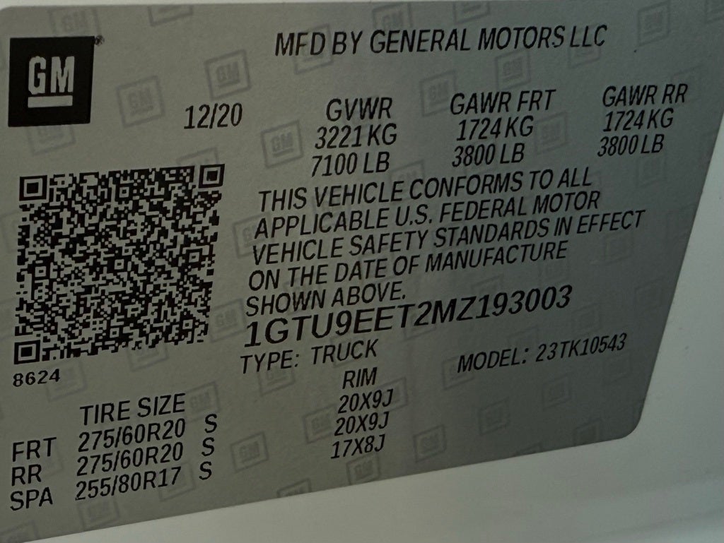 2021 GMC Sierra 1500 AT4