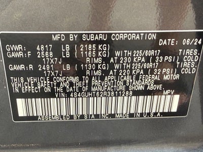 2024 Subaru Crosstrek Wilderness - AWD / CLEAN CARFAX / ONE OWNER