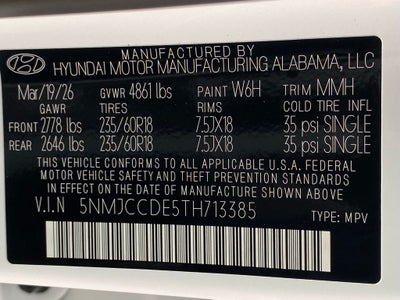 2026 Hyundai Tucson SEL Premium AWD