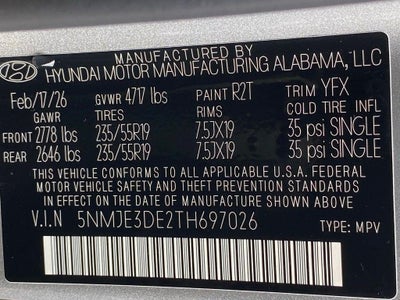 2026 Hyundai Tucson Limited FWD