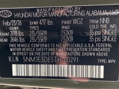 2026 Hyundai Tucson Limited FWD