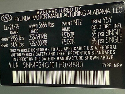 2026 Hyundai Santa Fe Hybrid SEL