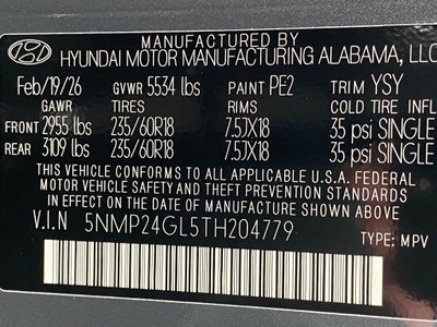 2026 Hyundai Santa Fe SEL