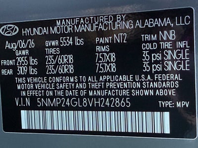 2027 Hyundai Santa Fe SEL