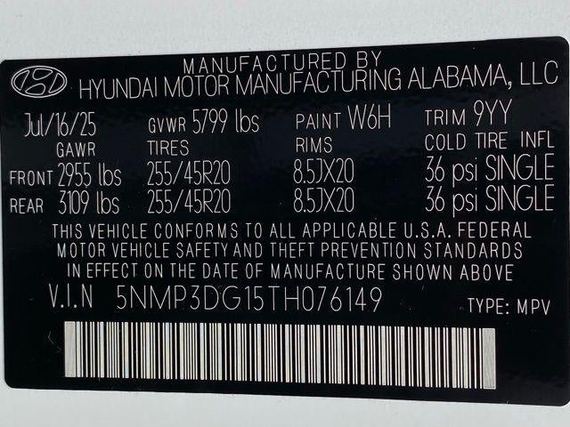 2026 Hyundai Santa Fe Hybrid Limited