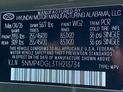 2026 Hyundai Santa Fe Limited AWD