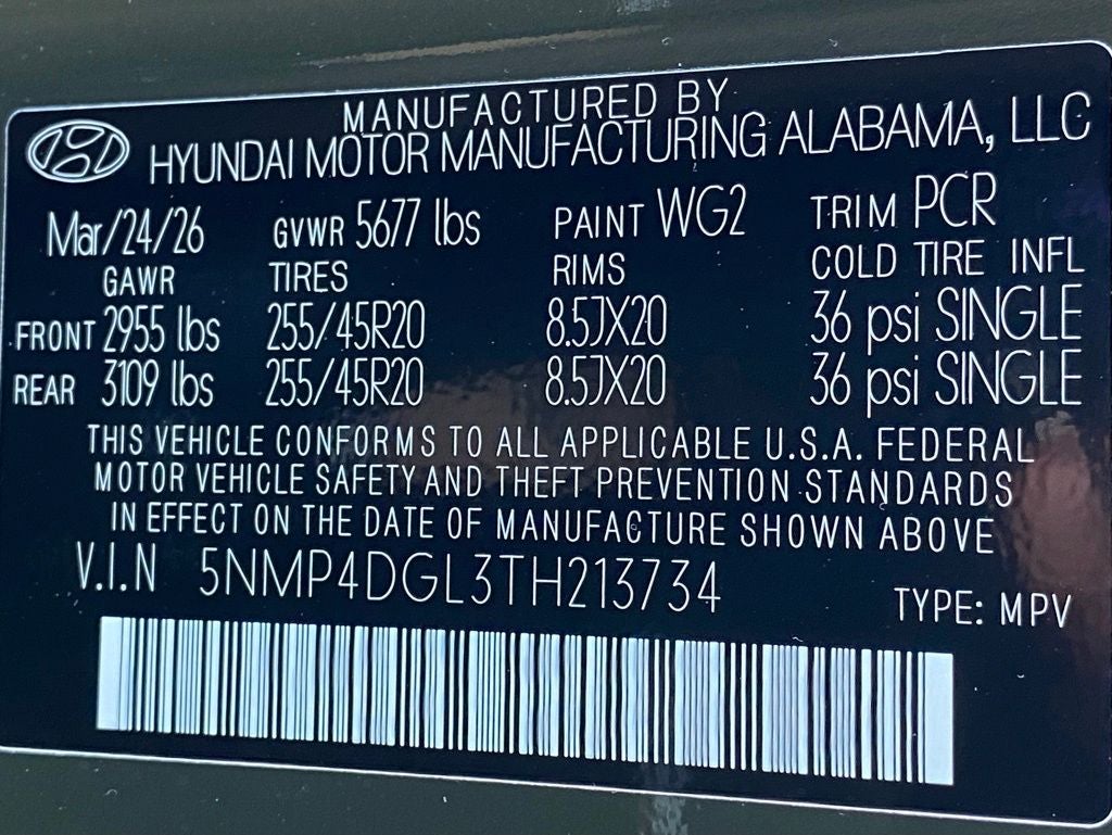 2026 Hyundai Santa Fe Limited AWD