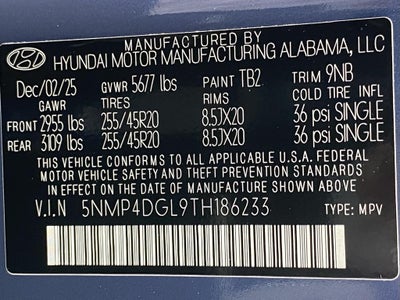 2026 Hyundai Santa Fe Limited AWD