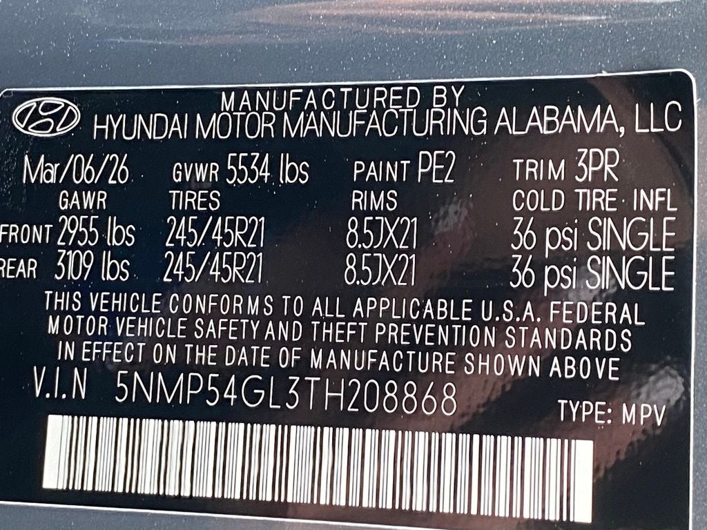 2026 Hyundai Santa Fe Calligraphy