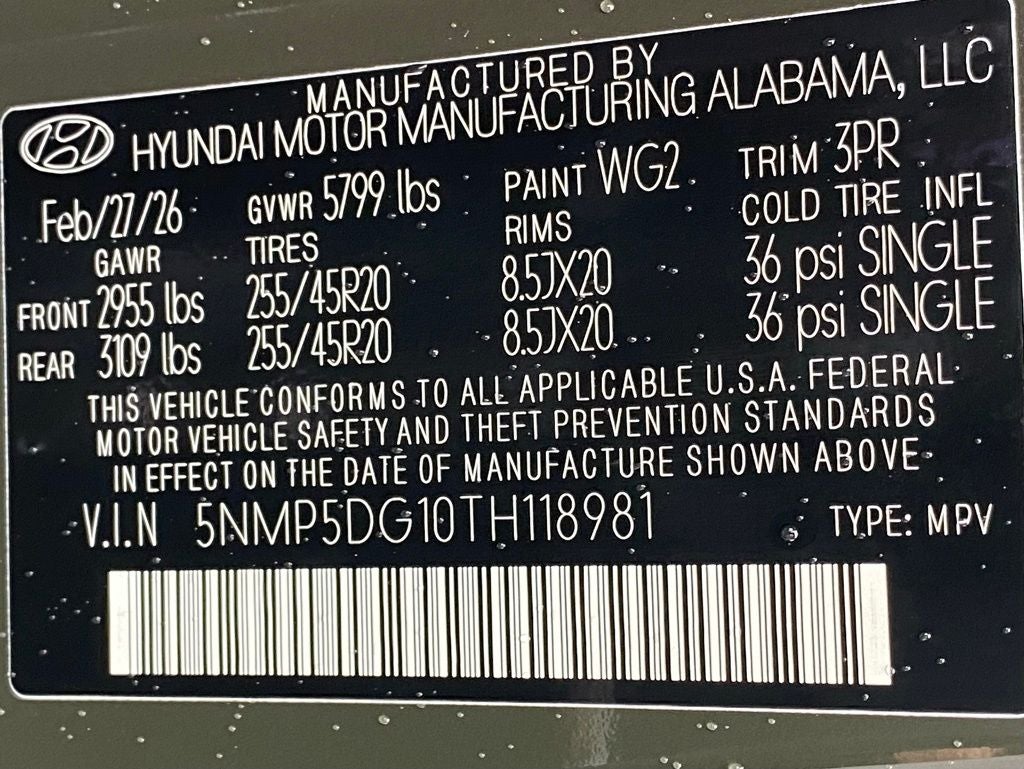 2026 Hyundai Santa Fe Hybrid Calligraphy
